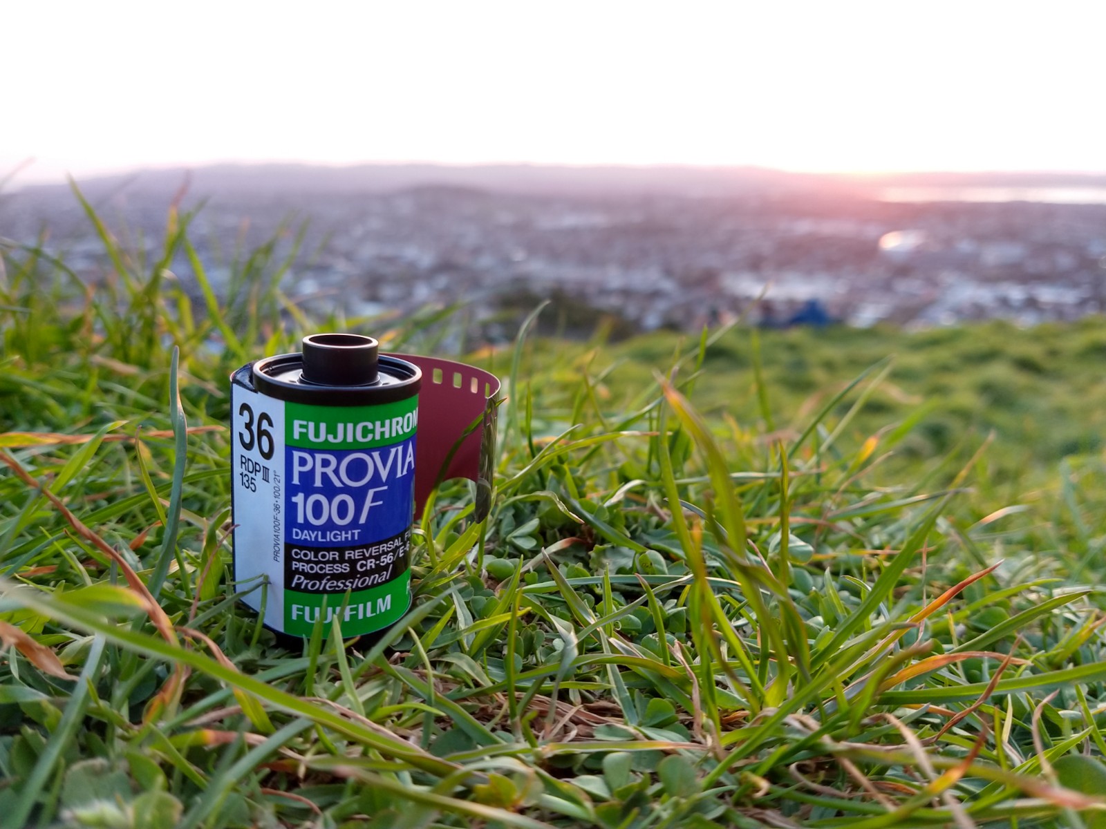 Roll of Provia 100F film.